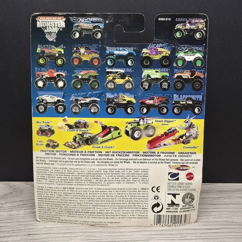 Vintage Hotwheels MONSTER JAM -  Teenage Mutant Ninja Turtles 